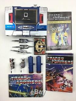 Vintage 1984 Hasbro G1 Transformers DECEPTICON SOUNDWAVE & BUZZSAW 100% IN BOX