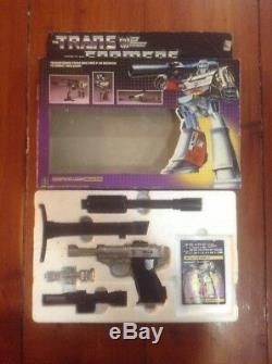 Vintage 1984 Hasbro G1 Transformers Decepticon Leader Megatron, Complete in Box