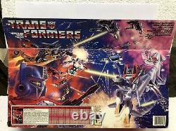 Vintage 1984 Hasbro Transformers G1 Autobot Optimus Prime Box Missing 2 Missiles