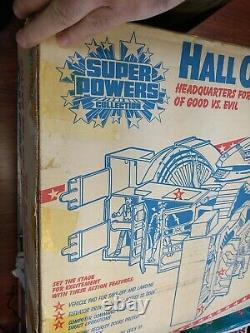Vintage 1984 Kenner DC Super Powers Hall Of Justice With Original Box