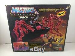 Vintage 1984 Master of the Universe MOTU Spydor (NOT WORKING) Evil Stalker w Box