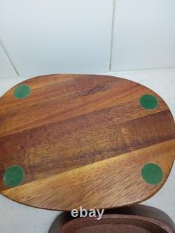 Vintage 1984 Po Shun Leong Koa Jewelry Box Rare Hawaiian Artisan Piece