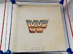 Vintage 1985 LJN WWF Original Sling Em Fling Em Wrestling Ring Titan Sport 922