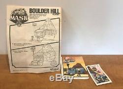 Vintage 1985 M. A. S. K. Kenner Boulder Hill Near Complete w Box Rare