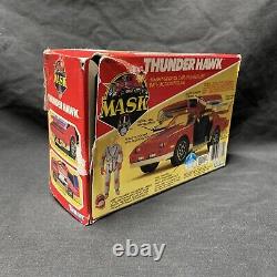 Vintage 1985 M. A. S. K. Thunder Hawk & Matt Trakker with Box by Kenner