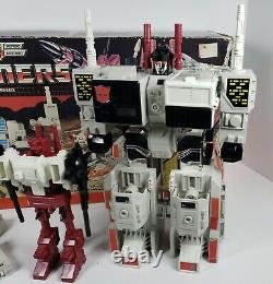 Vintage 1985 Transformers G1 Metroplex (Incomplete) withOriginal Box & Styrofoam