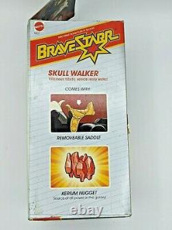 Vintage 1986 Mattel Filmation Bravestarr Skull Walker New Open Box See Photos