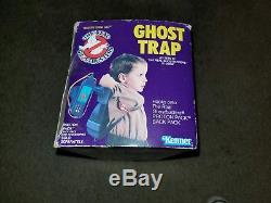 Vintage 1986 The Real Ghostbusters Ghost Trap with box Kenner missing ghost figure
