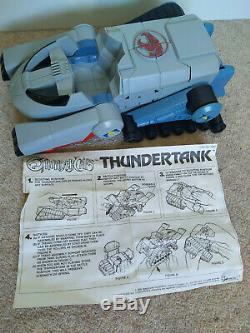Vintage 1986 ThunderCats THUNDERTANK Original Box 99% complete, LJN / Rainbow