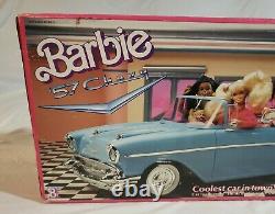 Vintage 1989 Barbie'57 Chevy Convertible Blue Mattel Factory Sealed Box/NRFB