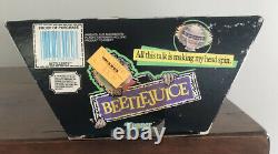 Vintage 1989 Kenner Talking Beetlejuice 16 Pull String Doll-Head Spins Open Box