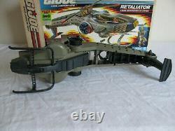 Vintage 1990 Hasbro Gi Joe Retaliator Helicopter with Updraft Figure & Box #6339