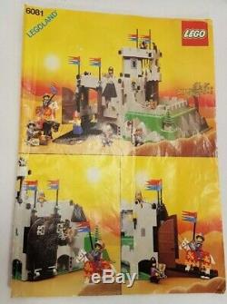 Vintage 1990 Lego Set #6081 King's Mountain Fortress 100% complete withbox/instr