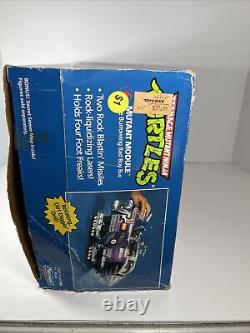 Vintage 1990 TMNT Mutant Module Drill Vehicle with box GUC