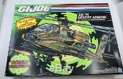 Vintage 1991 GI Joe Sonic Fighters AH-74 Desert Apache 6262 Factory Sealed Box