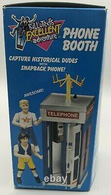 Vintage 1991 Kenner Bill and Ted's Excellent Adventure Phone Booth Sealed NIB