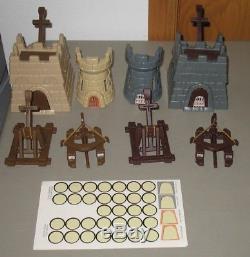 Vintage 1992 Crossbows and Catapults Grand Battleset Game & box & lots of extras