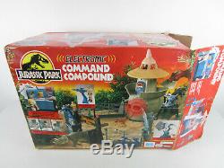 Vintage 1993 Jurassic Park Electronic Command Compound Playset Kenner with Box