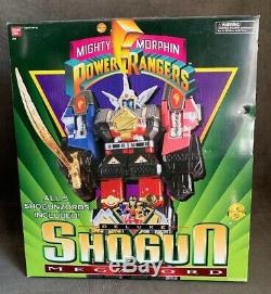 Vintage 1995 Bandai Mighty Morphin Power Rangers Deluxe Shogun Megazord In Box