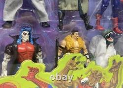 Vintage 1998 ToyBiz Spider-Man Monster Mayhem 8-pc Action Figure Collector Set