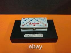 Vintage 1999 Midwest of Cannon Falls Scrabble Game Trinket Box With Trinket