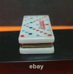 Vintage 1999 Midwest of Cannon Falls Scrabble Game Trinket Box With Trinket