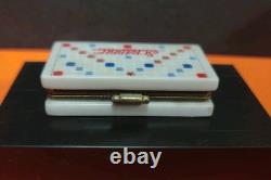 Vintage 1999 Midwest of Cannon Falls Scrabble Game Trinket Box With Trinket