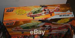 Vintage 2000 Gi Joe Action Man Helicopter Rescue Mib Hasbro Mint Huge Box Sealed