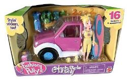 Vintage 2001 Polly Pocket Fashion Polly Beach Style SUV NEW IN BOX Mattel