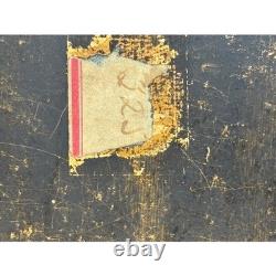 Vintage 60's Wooden Box with Key, E. Berman & Co, Milwaukee Harbor Lake Scene