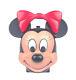 Vintage 80's Walt Disney Minnie Mouse Head Plastic Lunch Box Aladdin No Thermos
