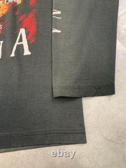 Vintage 90's bootleg nirvana Drain You Kurt Cobain Heart Shape Box Tshirt