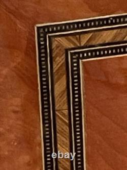 Vintage A. Gargiulo & Jannuzzi Sorrento Italy Inlaid Burl Wood Jewelry Box 7x5