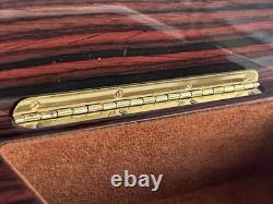 Vintage A. Gargiulo & Jannuzzi Sorrento Italy Inlaid Burl Wood Jewelry Box 7x5