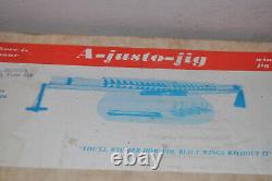 Vintage A-Justo-Jig, Full House, Wing and Fuse Jig with Original Box Completed