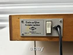 Vintage ALVIN Satin-Glow Portable Light Box 24x18 Drafting Art Tracing