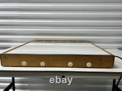 Vintage ALVIN Satin-Glow Portable Light Box 24x18 Drafting Art Tracing