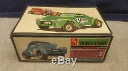 Vintage AMT'40 Willys /'32 Ford Show'N' Go Plastic Model 125 Boxed