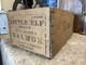 Vintage Alaska Salmon Crate Little Elf Bursley Indiana Fish Box Christmas Decor