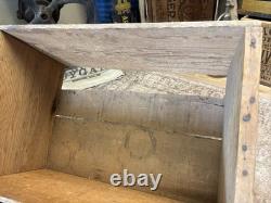 Vintage Alaska Salmon Crate Little Elf Bursley Indiana Fish Box Christmas Decor