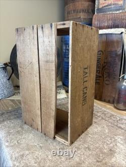 Vintage Alaska Salmon Crate Little Elf Bursley Indiana Fish Box Christmas Decor