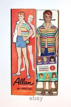 Vintage Allan Doll Boxed Original 1963 With Stand & Book Stock 1000