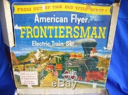 Vintage American Flyer Frontiersman Western Train Set Boxed 88 Franklin Runs Box