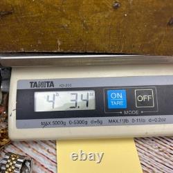 Vintage Amish Wooden Grain Box Mustard Yellow Primitive Rustic Storage Chest 14