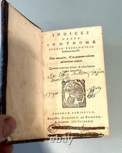 Vintage Antique 1790 France Omnes Thomae Hidden Storage Trinket Jewelry Box Old