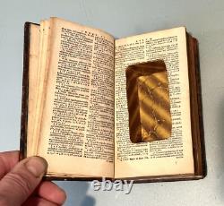 Vintage Antique 1790 France Omnes Thomae Hidden Storage Trinket Jewelry Box Old