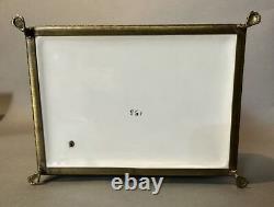 Vintage Antique Porcelain Comical Scenic Pinocchio Themed Keepsake Jewel Box