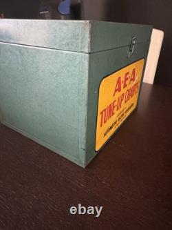 Vintage Antique Rare AEA Tune-Up Chart Box With Charts