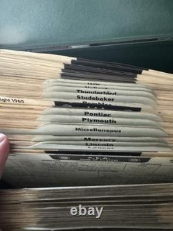 Vintage Antique Rare AEA Tune-Up Chart Box With Charts