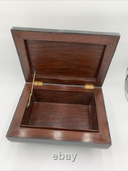 Vintage Antique Tessellated Horn Jewelry Box by Maitland-Smith Vintage Antique Tessellated Horn Jewelry Box by Maitland-Smith